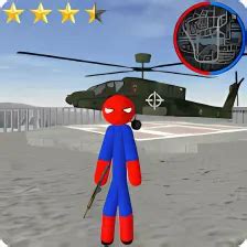 Spider Stickman Rope Hero Gangstar Crime Apk Android