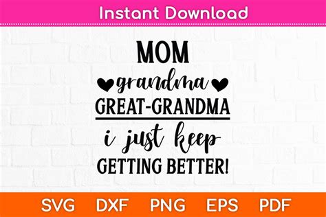 Mom Grandma Great Grandma I Just Keep Graphic By Graphic School