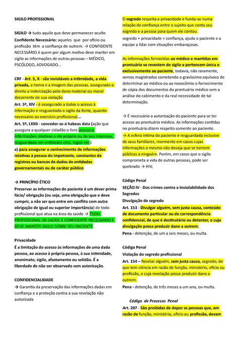 4I Sigilo Profissional SIGILO PROFISSIONAL SIGILO Tudo Aquilo Que