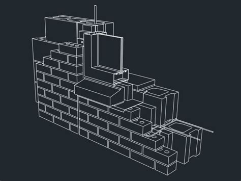 Detalles De Muros En Autocad Librer A Cad