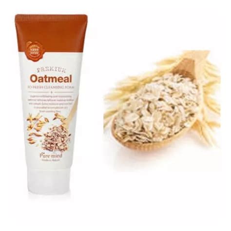 Jabon Espuma De Limpieza Facial Coreana De Avena Pz Cuotas Sin Inter S