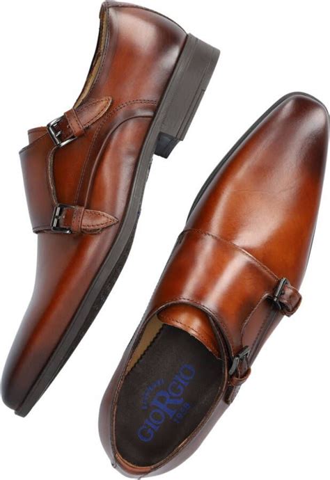 Giorgio Scandicci Schoen Monk Strap Bruin Schoen Cm Leer Heren