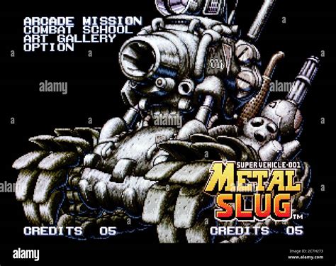 Metal Slug Sega Saturn Videogame Editorial Use Only Stock Photo Alamy