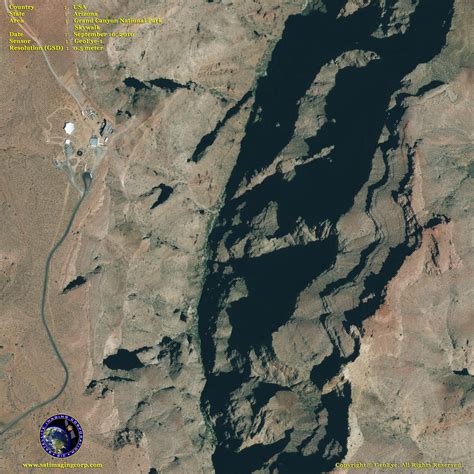 Grand Canyon Satellite View - Ailina Laurette