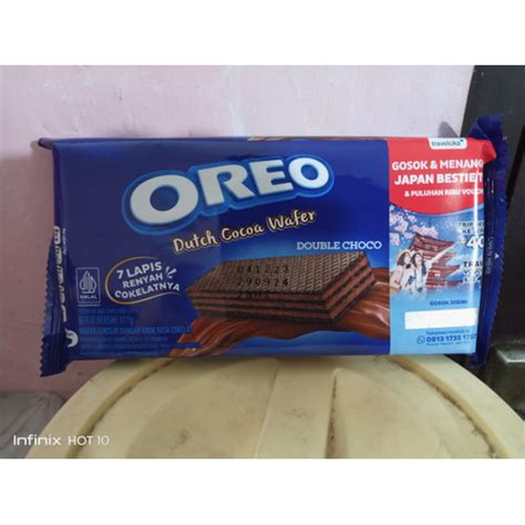 Jual Oreo Dutch Cocoa Wafer 117 Gr Wafer Cokelat Dengan Krim Double