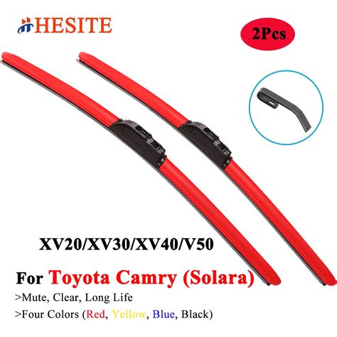 HESITE Colorful Windshield Wiper Blade For Toyota Camry Sedan Wagon