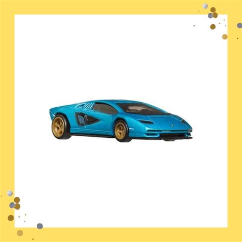 Hot Wheels Boulevard Lamborghini Countach Lpi Vehicle Toy Minicar From Years Old Blue