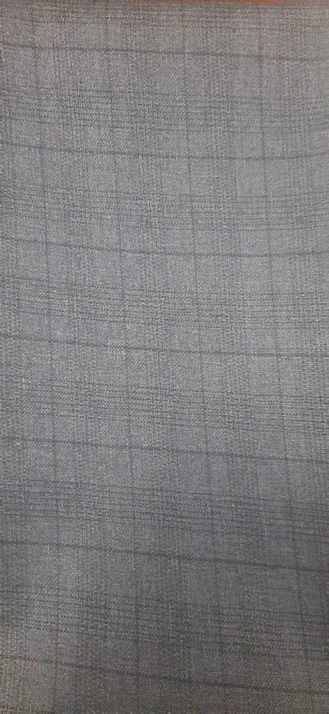 Grey Twill Check Suiting Fabric 200 GSM At Rs 54 Meter In Bhilwara