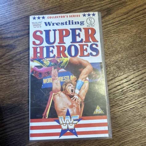 Wwfwwe Super Heroes Vhs Collectors Series By Silver Vision £999