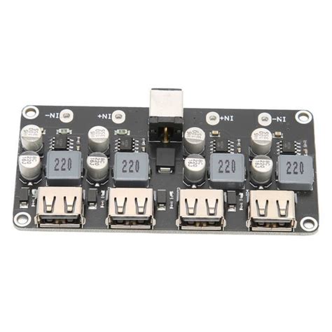 HURRISE module Power Buck Module de charge rapide à 4 voies 12V 24V