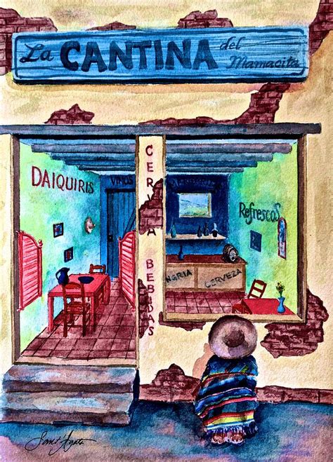 La Cantina Painting By Frank Santagata