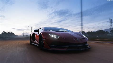 Auto Lamborghini Aventador Lp Svj Forza Horizon Screenshot