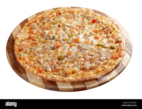 Pizza With Smoked Hen Italian Kitchen Studio Stock Photo Alamy