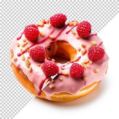 Premium Psd Donut Isolated On Transparent Background