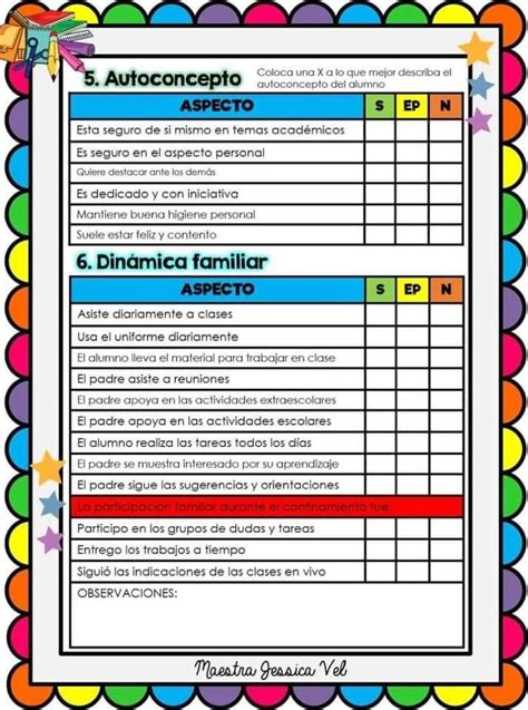 Ficha Descriptiva Del Alumno Prescolar 4 Fichas Descriptivas Por Porn