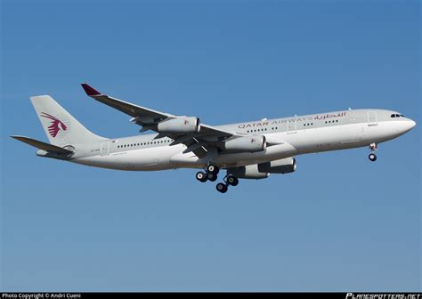 A7 HHK Qatar Amiri Flight Airbus A340 211 Photo By Andri Cueni ID