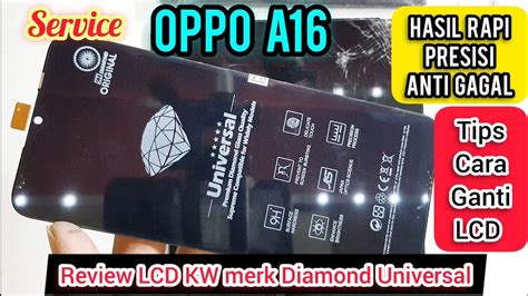 CARA GANTI LCD OPPO A16 ANTI GAGAL ANTI NOMBOK HASIL RAPI PRESISI PAKAI