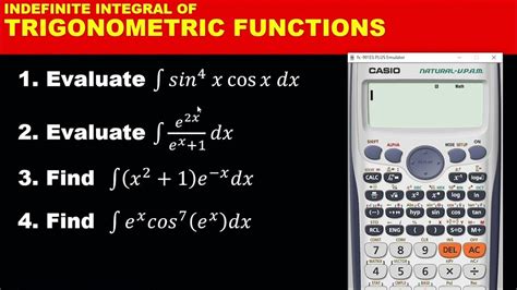 Summary Of How To Do Integration In Scientific Calculator Casio Fx 991