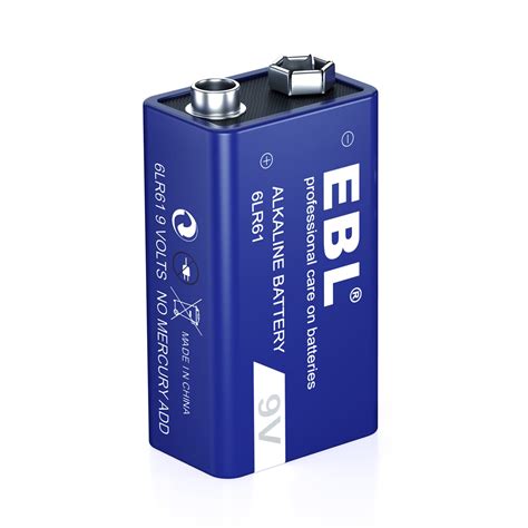 Ebl 9v 6lr61 Alkaline Battery 9 Volt Batteries