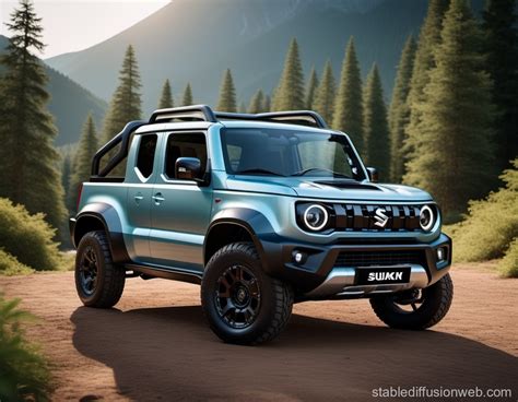 Suzuki Jimny Pickup Concept With Stealth Tech Stable Diffusion Online