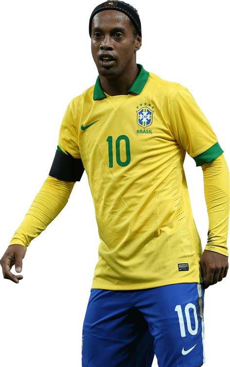 Ronaldinho Brazil football render - FootyRenders