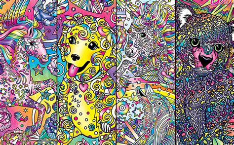 24 Lisa Frank Coloring Book Pages