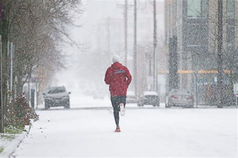 Heavier snow in Portland expected through the evening; snowfall to slow ...