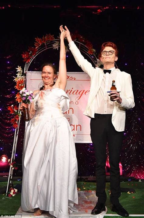 Melbourne International Comedy Festival Scene Of First Gay Marriage Daily Mail Online