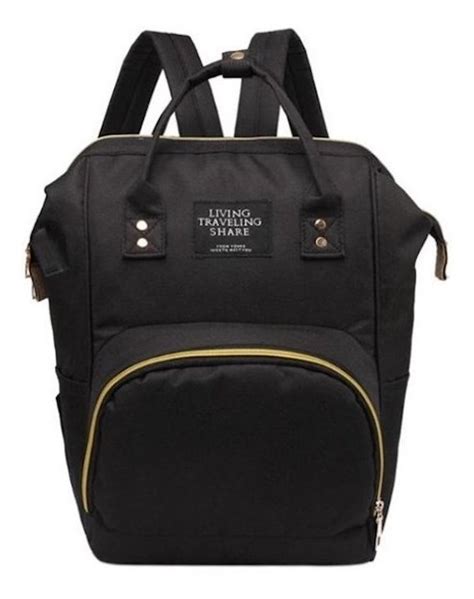 Ripley MOCHILA MATERNAL BOLSO COLOR NEGRA