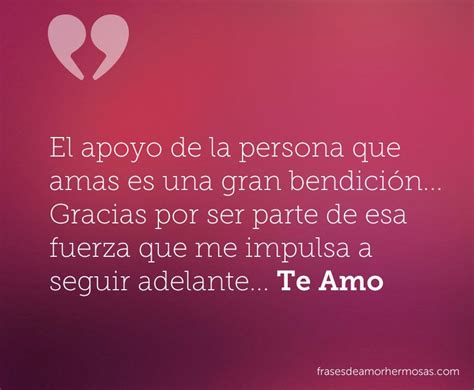 Gracias Por Tu Apoyo Mi Amor