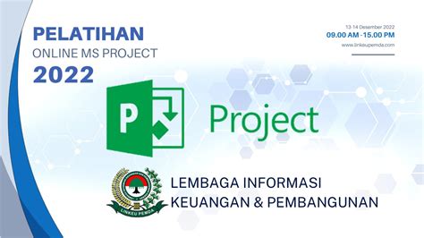 Pelatihan Online Microsoft Project Ms Project Bimtek Linkeupemda