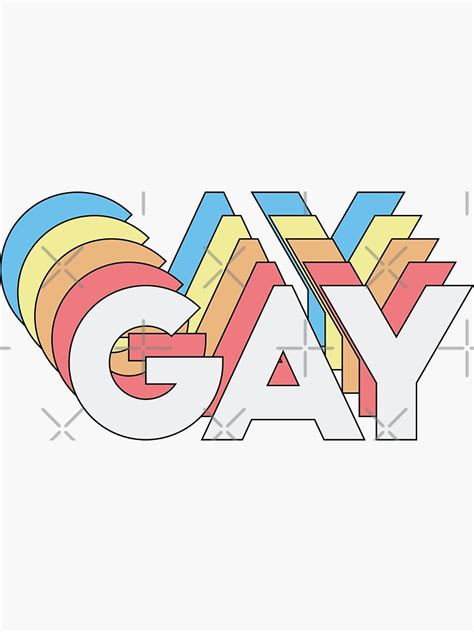 Gay Sticker For Sale By Lightfield Redbubble