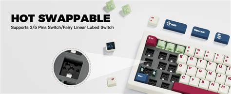Amazon Boyi Gmk Mechanical Keyboard Hot Swappable Bt G Type C Tri Mode Wireless