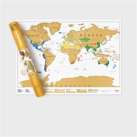 Australia Travel Scratch Map Arlana Nannette