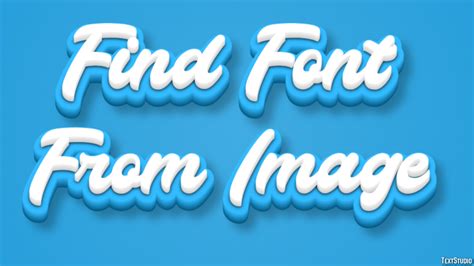 Find Font From Image Text Effect and Logo Design Font