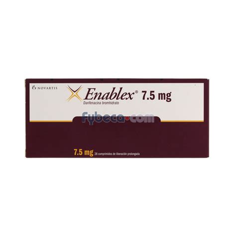 Enablex 7 5 Mg Unidad Fybeca