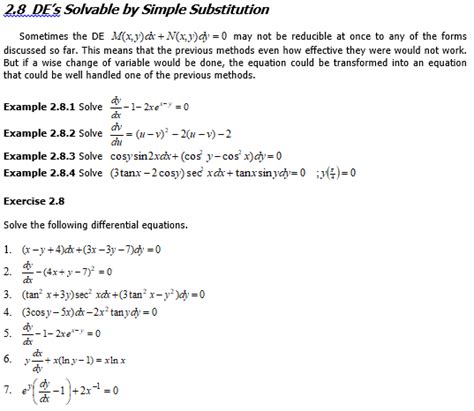 Solved NON EXACT DE AND INTEGRATING FACTOR Solve each of the | Chegg.com