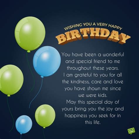 Birthday Wishes For A Male Best Friend
