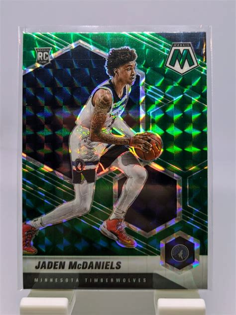 Panini Mosaic Jaden Mcdaniels Rc Mosaic Green