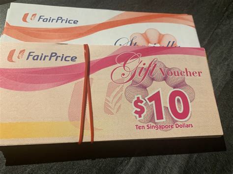 6 Off FairPrice NTUC Voucher Tickets Vouchers Vouchers On Carousell