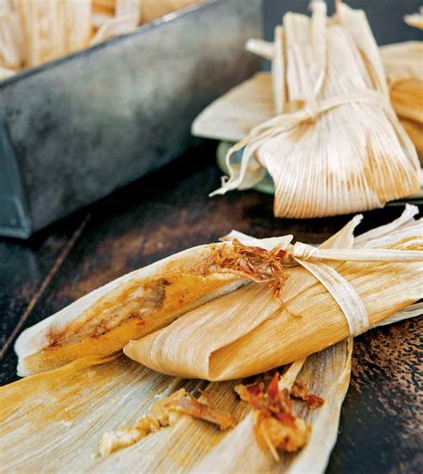 Red Chile Pork Tamales Leites Culinaria