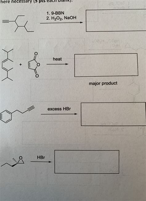 Solved Here Necessary X Bbn H O Naoh Oh Oh Oh Chegg