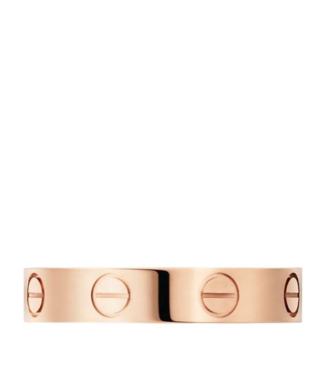 Cartier Multi Rose Gold Love Ring Harrods Uk