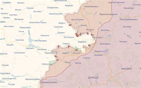 Карта бойових дій в Україні станом на 14 лютого 2024 року | Chas.News