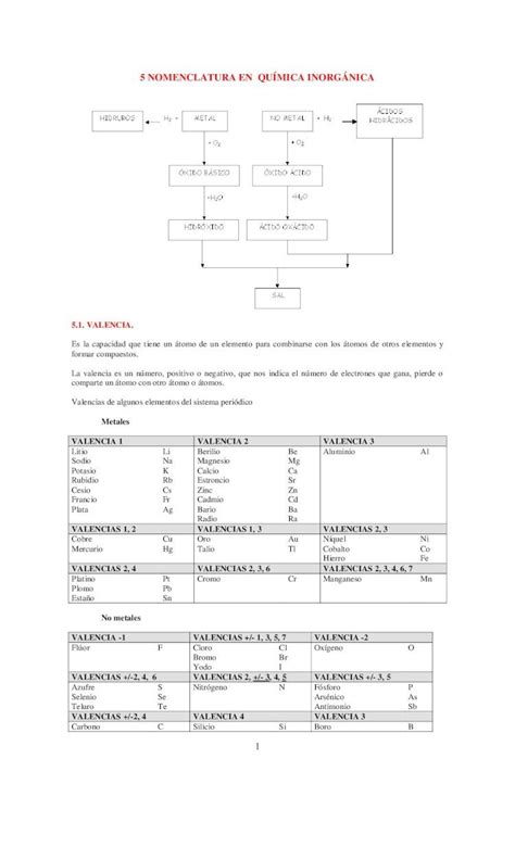 PDF 5 NOMENCLATURA EN QUÍMICA INORGÁNICA PDF file1 5 NOMENCLATURA