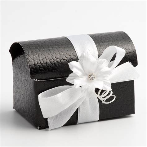 Black Pelle Cofanetto Favour Box By Favour Lane