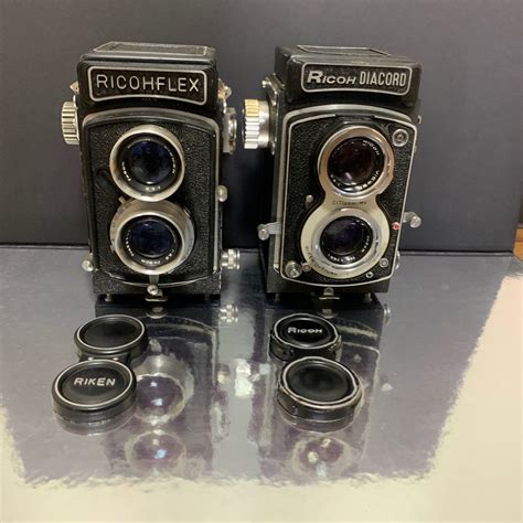 【やや傷や汚れあり】ricohflex Ricoh Diacord リコー アンティーク 二眼レフ フィルムカメラ レトロ シャッター確認済の