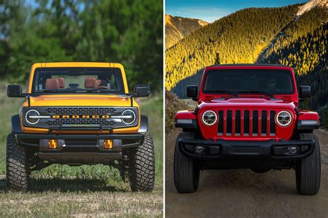 Top 42 Imagen Ford Bronco Vs Jeep Wrangler Interior Dimensions Abzlocalmx