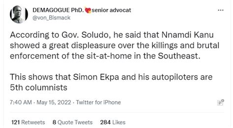 Simon Ekpa Reacts To Governor Soludo S Meeting With Nnamdi Kanu