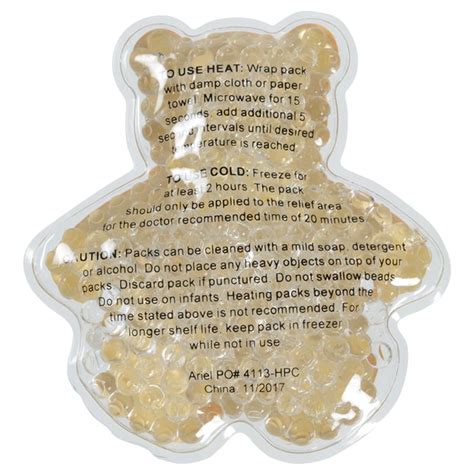 Imprint Mini Hot Cold Pack Teddy Bear Hr TB HR